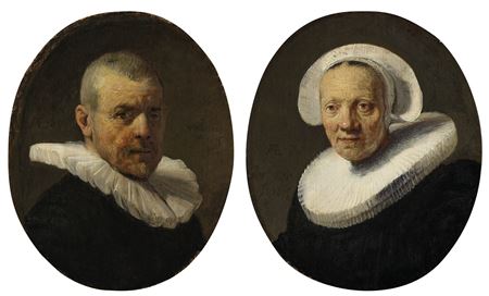 Portrait of Jan Willemsz. van der Pluym an­d Portrait of Jaapgen Carels