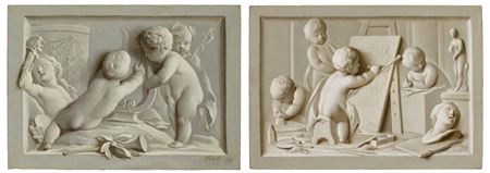 An allegory of painting and sculpture; and An allegory of music and dance - en grisaille by Jacob De Wit - Auction record, sale price, and art valuation. Compare with similar artists and explore comparable artworks.