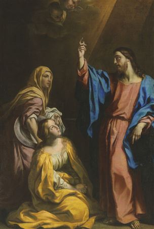 Christ appearing to Mary Magdalen and Martha