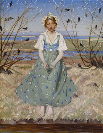 Spring (Foråret), preliminary study
