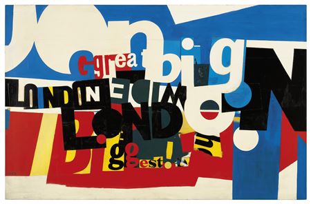 Sample artwork by Robyn Denny (1930 - 2014), known for large scale abstract expressionist and geometric abstract painting - View similar artists and auction records
