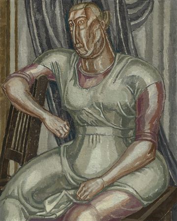 Portrait of a Woman Seated (Helen Saunders)