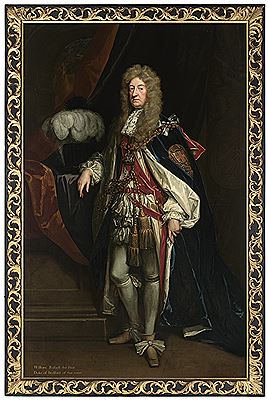 Portrait of William Russell, 1st Duke of Bedford (1616-1700), full-length, in garter robes