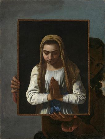 A portrait of the artist (?), presenting the Virgin in Prayer by Michiel Sweerts - Auction record, sale price, and art valuation. Compare with similar artists and explore comparable artworks.