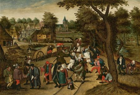 Return from the Kermesse by Lucas van Valckenborch - Auction record, sale price, and art valuation. Compare with similar artists and explore comparable artworks.