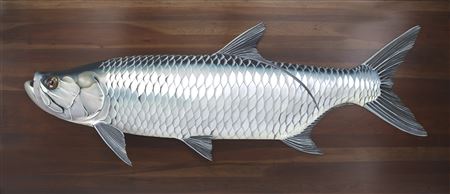 Sample artwork by Stephen R Smith (Born 1942), known for fish shape sculptures - View similar artists and auction records
