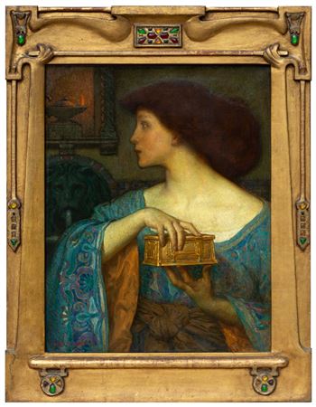 Sample artwork by Charles Allan Winter (1869 - 1942), known for landscape, seascape and portrait painting, illustration, murals - View similar artists and auction records