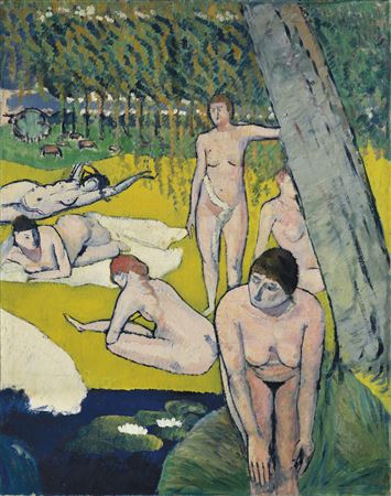 Baigneuses aux nénuphars