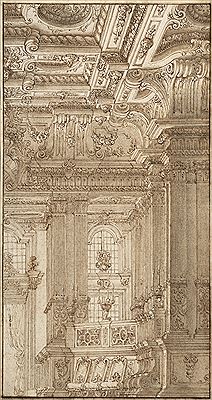 Projet d'intérieur pour une église baroque (recto) ; Éléments de cacul d'architecture (verso) by Ferdinando Galli Bibiena - Auction record, sale price, and art valuation. Compare with similar artists and explore comparable artworks.