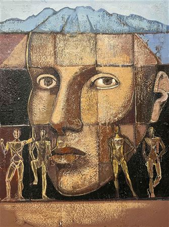 Untitled (Portrait with Figures)