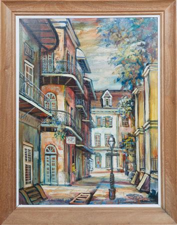 Sample artwork by George Grunblatt (1923 - 2008), known for painting - View similar artists and auction records