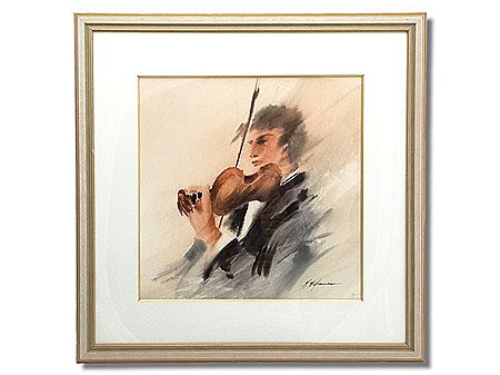 The violinist