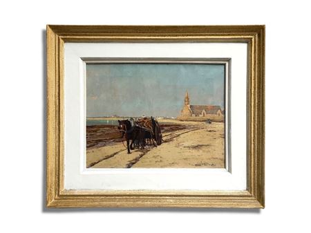 The collectors of seaweed in Brittany