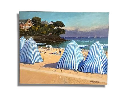 Dinard, beach of the lock