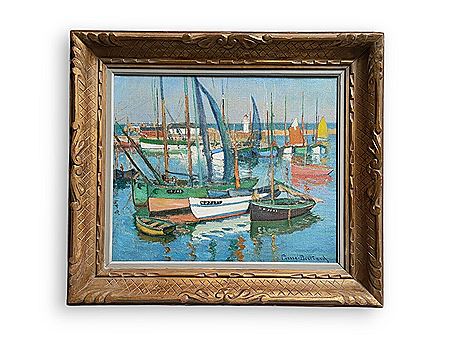 L'Ile d'Yeu, barques à Port Joinville