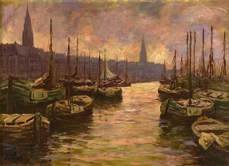 City harbor