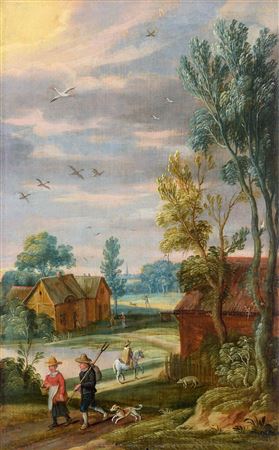 Landscape with staffage(6) by Isaac Van Oosten - Auction record, sale price, and art valuation. Compare with similar artists and explore comparable artworks.
