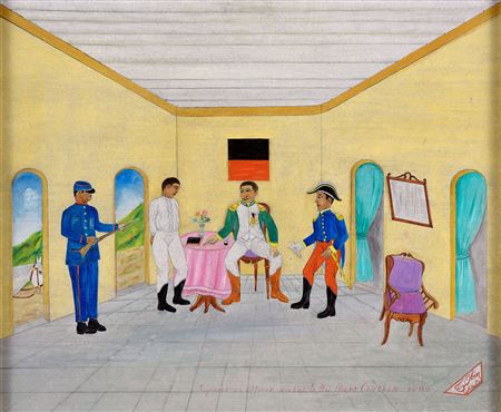 Judgment of an Officer before King Henry Christophe in 1815