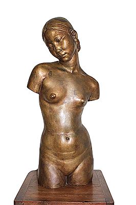 Jeune femme vietnamienne ou Torse de femme annamite