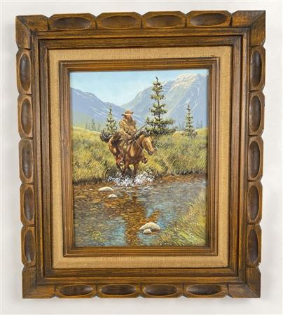 Sample artwork by Marvin Enes (1946 - 2003), known for painting - View similar artists and auction records