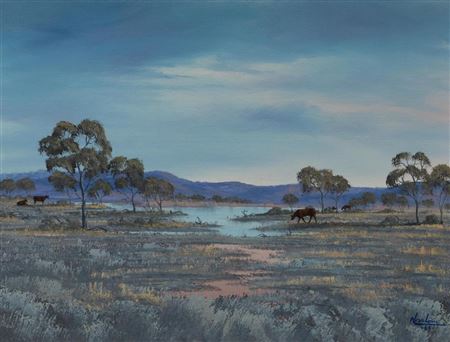 'Cattle Watering,' 1983