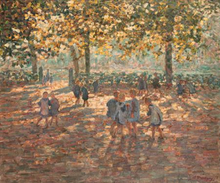Recreation en Automne, Deurle, 1921'