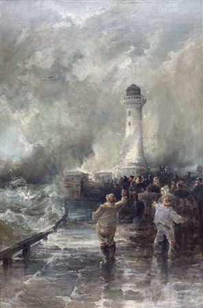 'The Storm Breaks - Whitby'