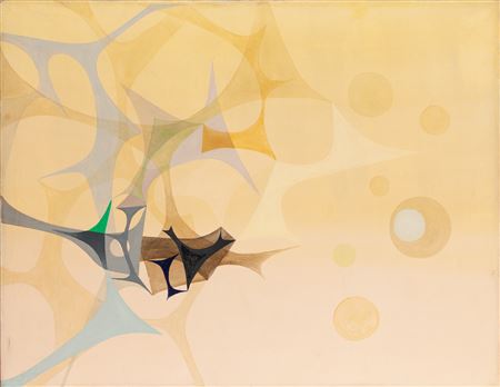 Sample artwork by Urszula Broll (Born 1930), known for painting - View similar artists and auction records