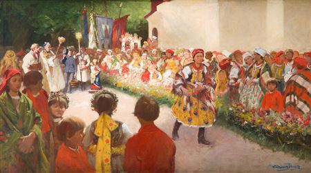 Procession of the Assumption of Virgin Mary (The blessing of herbs)