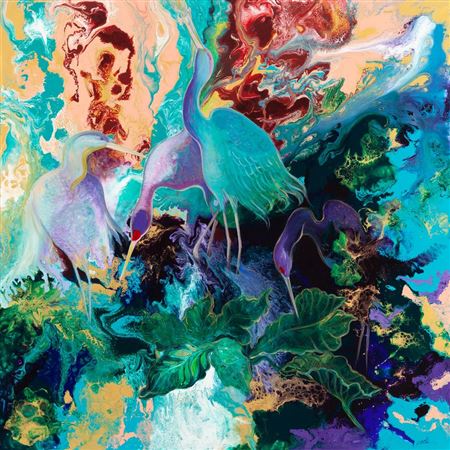 CRANE SONG by Patrycja Kruszynska-Mikulska - Auction record, sale price, and art valuation. Compare with similar artists and explore comparable artworks.
