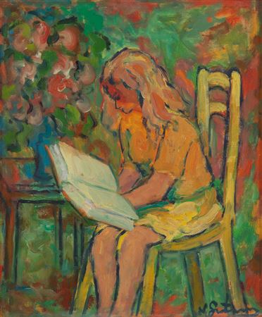 Reading girl
