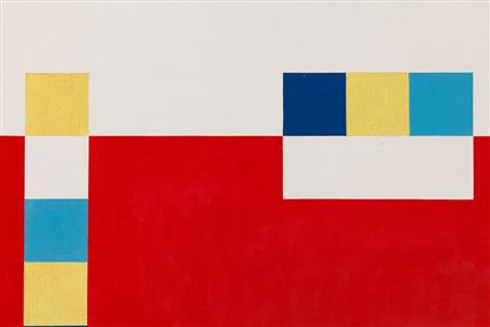 Composition 2 from the series "White Red", 1967