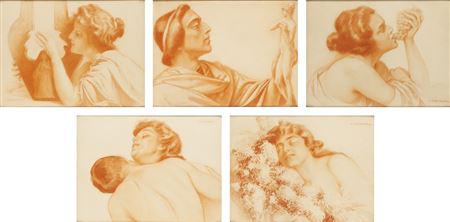 Allegory of 5 senses -(5)