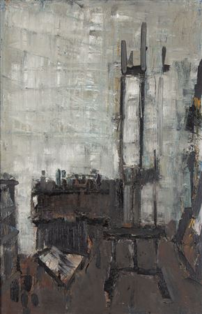 "Studio interior in gray", 1986