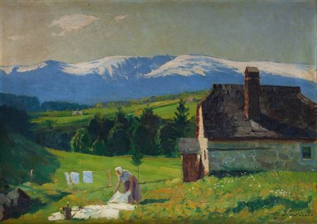 Hut i n the Alps