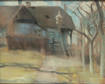Landscape with a house