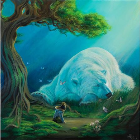 Sample artwork by Agata Buczek (Born 1988), known for painting - View similar artists and auction records