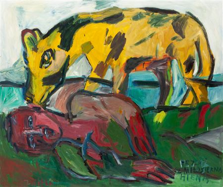 "Landscape with a Merciful Hyena", 1988
