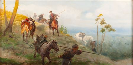 On patrol, 1891