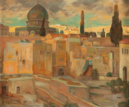 Panoramic view of Jerusalem, lata 30. XX w.