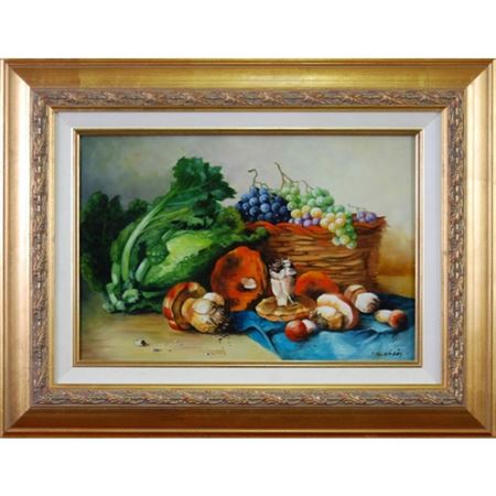 Still life with mushrooms