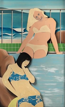 Sample artwork by Peter Powditch (1942 - 2022), known for painting - View similar artists and auction records