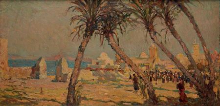 Derniers rayons au Kram, Tunisie, 1920