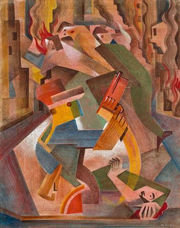 LITTLE MAN WITH A BIG GUN (MUSSOLINI), 1939