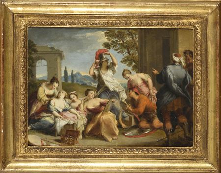 The abduction of Hélène Achille from the daughters of Lycomède