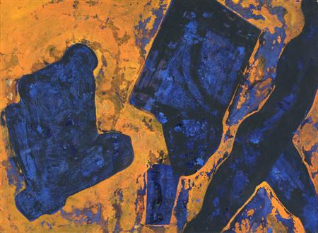 Untitled (Sitzender und Schreitender).