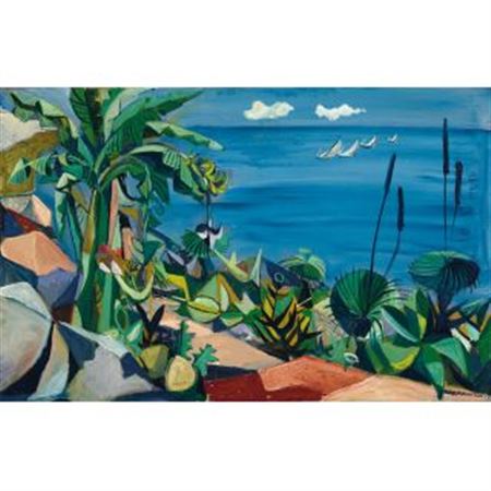 Tropical Garden (Pittwater from Clareville)