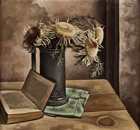 Still life with thistles