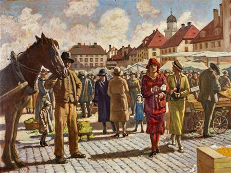 Sample artwork by William Aubert (1856 - 1942), known for painting - View similar artists and auction records