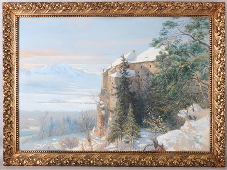 The Hollenburg with a view of the Rosental
